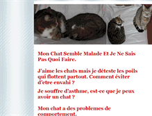 Tablet Screenshot of comprendrevotrechat.monclic.fr